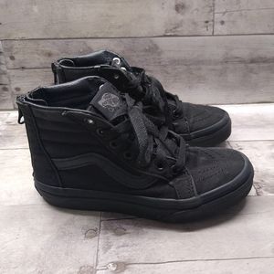 Vans Sk8 Hi Top Black Sneakers